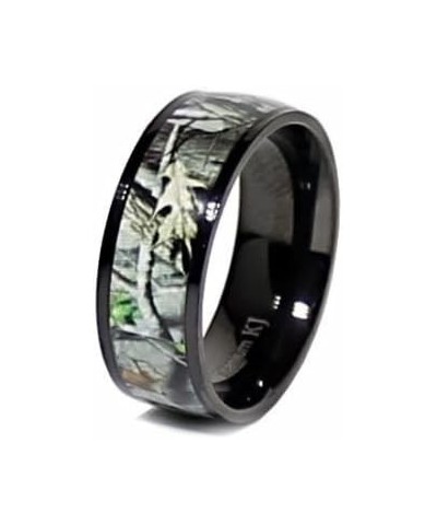 Women`s White Titanium Camo and Sterling Silver Halo Engagement Wedding Rings Set SP18ERWC9 Black $36.40 Bracelets