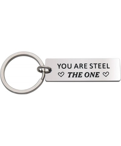 11 Years and I Steel Love You Keychain Personalised 11th Wedding Anniversary Jewelry for Men Women Boyfriend Gift You Are Ste...