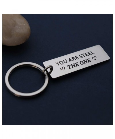 11 Years and I Steel Love You Keychain Personalised 11th Wedding Anniversary Jewelry for Men Women Boyfriend Gift You Are Ste...