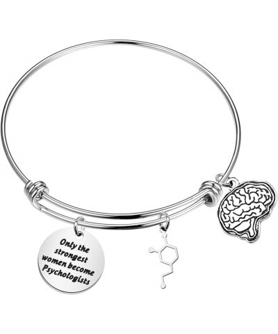 Female Psychologist Gifts Bracelet Psychology Graduate Gifts Funny Psychotherapist Gifts Only The Strongest Women Become Psyc...