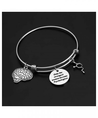 Female Psychologist Gifts Bracelet Psychology Graduate Gifts Funny Psychotherapist Gifts Only The Strongest Women Become Psyc...