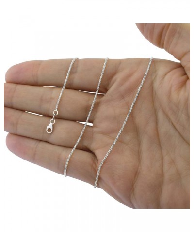 14k White Gold 2mm Solid Rope Chain Diamond Cut Pendant Necklace, Mens Womens Lobster Clasp 16" 18" 20" 22" 24" 26 22 $242.31...