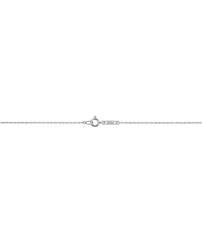 Platinum 950 Light Rope Chain Necklace (0.9 mm) 24.0 Inches $87.50 Necklaces