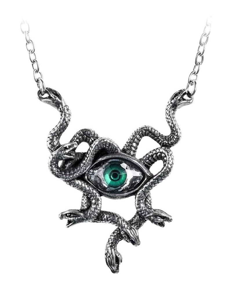 Alchemy of England Gorgons Eye Necklace, Silver $45.78 Necklaces