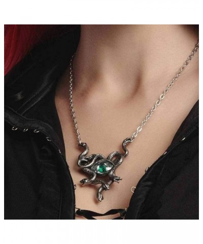 Alchemy of England Gorgons Eye Necklace, Silver $45.78 Necklaces