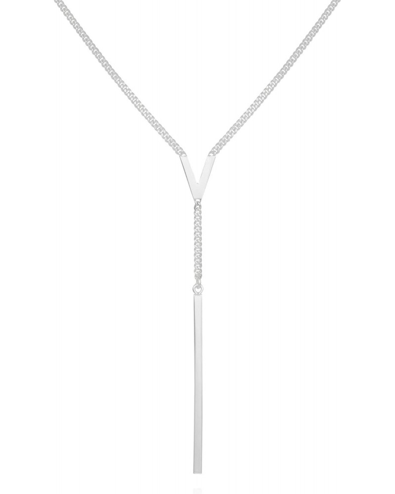 Vince Camuto Silvertone Lariat Y Necklace For Women $14.01 Necklaces