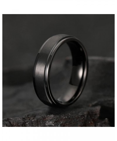 2mm 4mm 6mm 8mm Black Blue Rose Gold Basic Titanium Polished Wedding Band Engagement Ring for Men Women Comfort Fit Simple Un...