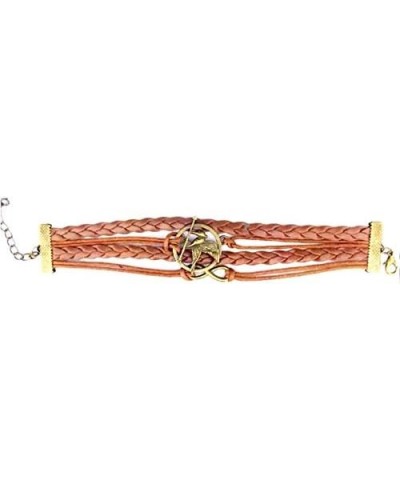 Fashion Vintage Hunger Games Birds Infinity Bracelet Leather $6.45 Bracelets