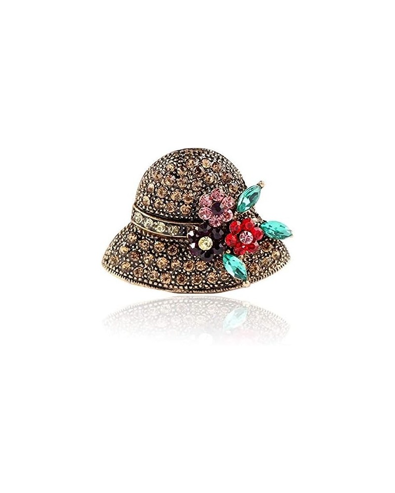 Rhinestone Brooch Pins for Women Hat Jewelry Brooch Pins Durable and Useful Green $5.29 Brooches & Pins