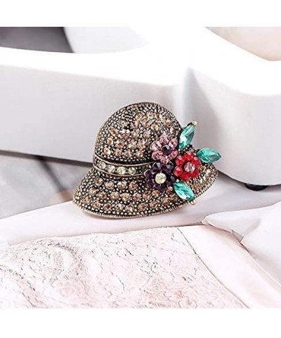 Rhinestone Brooch Pins for Women Hat Jewelry Brooch Pins Durable and Useful Green $5.29 Brooches & Pins