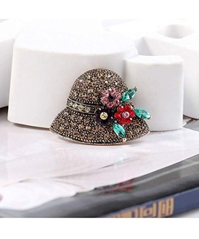 Rhinestone Brooch Pins for Women Hat Jewelry Brooch Pins Durable and Useful Green $5.29 Brooches & Pins