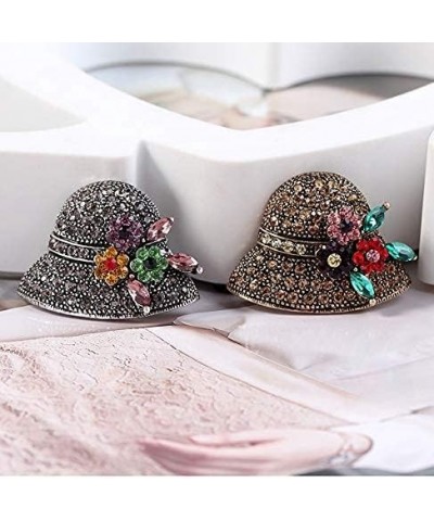 Rhinestone Brooch Pins for Women Hat Jewelry Brooch Pins Durable and Useful Green $5.29 Brooches & Pins