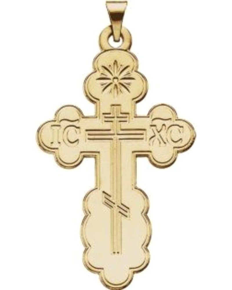 14k Yellow Gold Orthodox Cross Pendant (SMALLEST SIZE) TINY $51.79 Pendants