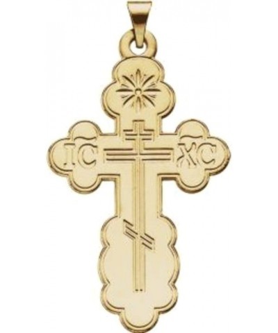 14k Yellow Gold Orthodox Cross Pendant (SMALLEST SIZE) TINY $51.79 Pendants