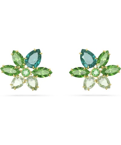 Gema Flower Earrings Collection Green Flower Stud Earrings $65.95 Earrings