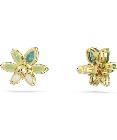 Gema Flower Earrings Collection Green Flower Stud Earrings $65.95 Earrings