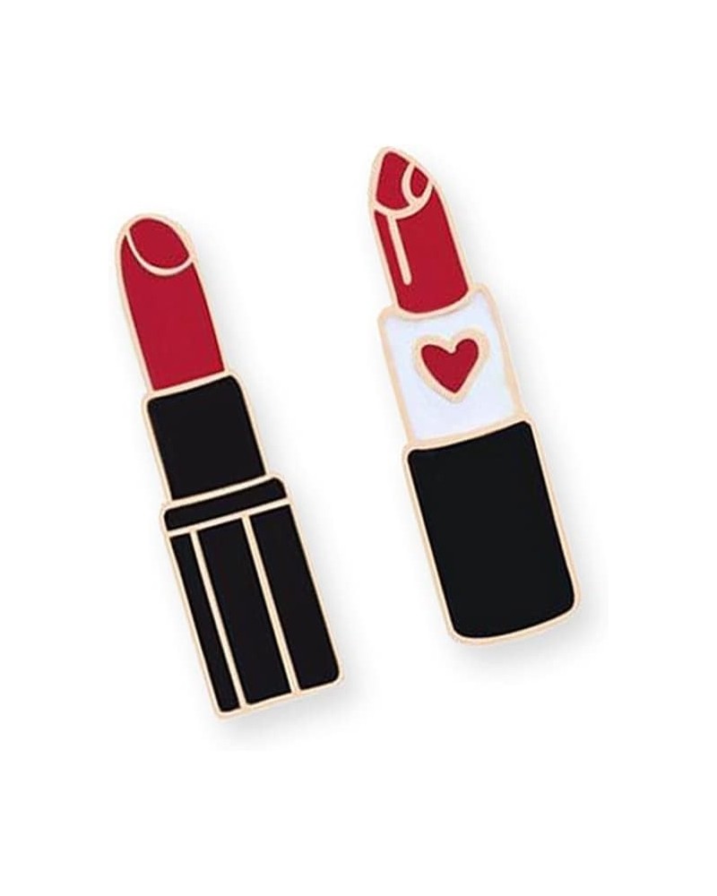 Red Lip Lipstick Enamel Lapel Brooch Pin for Men Women 2 PCS 1 $6.88 Brooches & Pins