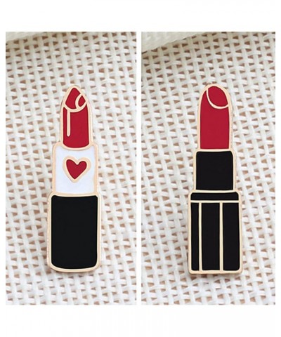 Red Lip Lipstick Enamel Lapel Brooch Pin for Men Women 2 PCS 1 $6.88 Brooches & Pins