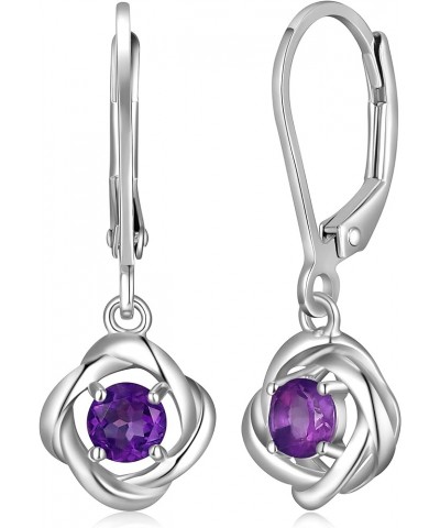 Birthstonet Dangle Earrings R2AJB-PARENT African Amethyst $10.81 Earrings