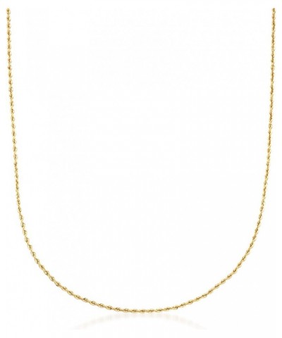 2mm 14kt Yellow Gold Rope-Chain Necklace 20.0 Inches $86.80 Necklaces