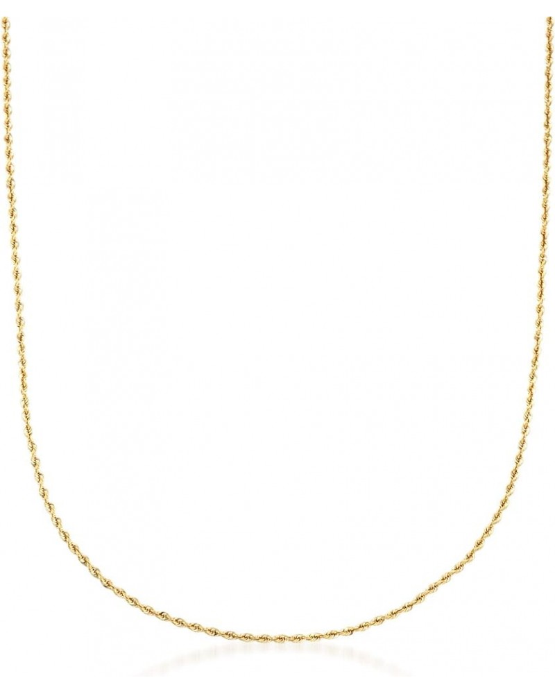 2mm 14kt Yellow Gold Rope-Chain Necklace 20.0 Inches $86.80 Necklaces