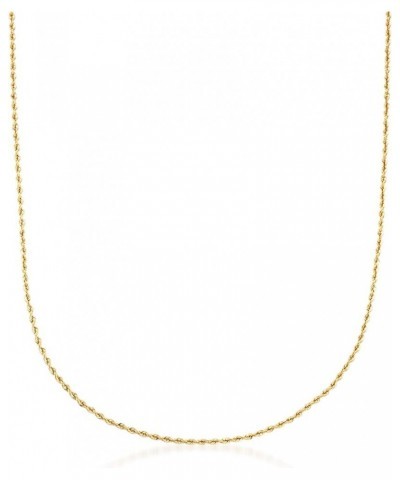 2mm 14kt Yellow Gold Rope-Chain Necklace 20.0 Inches $86.80 Necklaces