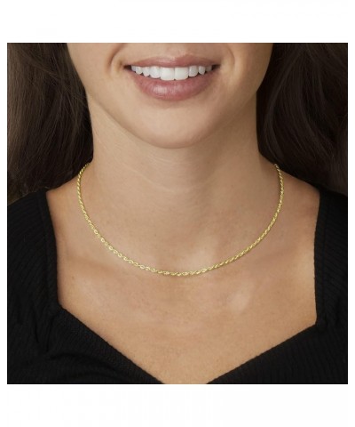 2mm 14kt Yellow Gold Rope-Chain Necklace 20.0 Inches $86.80 Necklaces