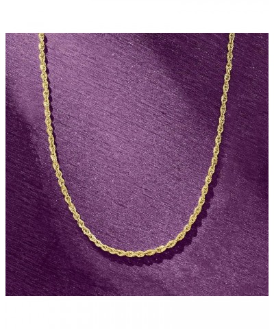 2mm 14kt Yellow Gold Rope-Chain Necklace 20.0 Inches $86.80 Necklaces