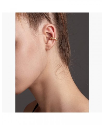 Geometric  Ball Circle C-Shaped Ear Cuffs Punk Clip on Earrings for Women Men Ear Cuff Gift $10.56 Earrings