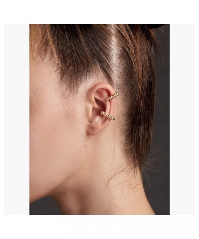 Geometric  Ball Circle C-Shaped Ear Cuffs Punk Clip on Earrings for Women Men Ear Cuff Gift $10.56 Earrings