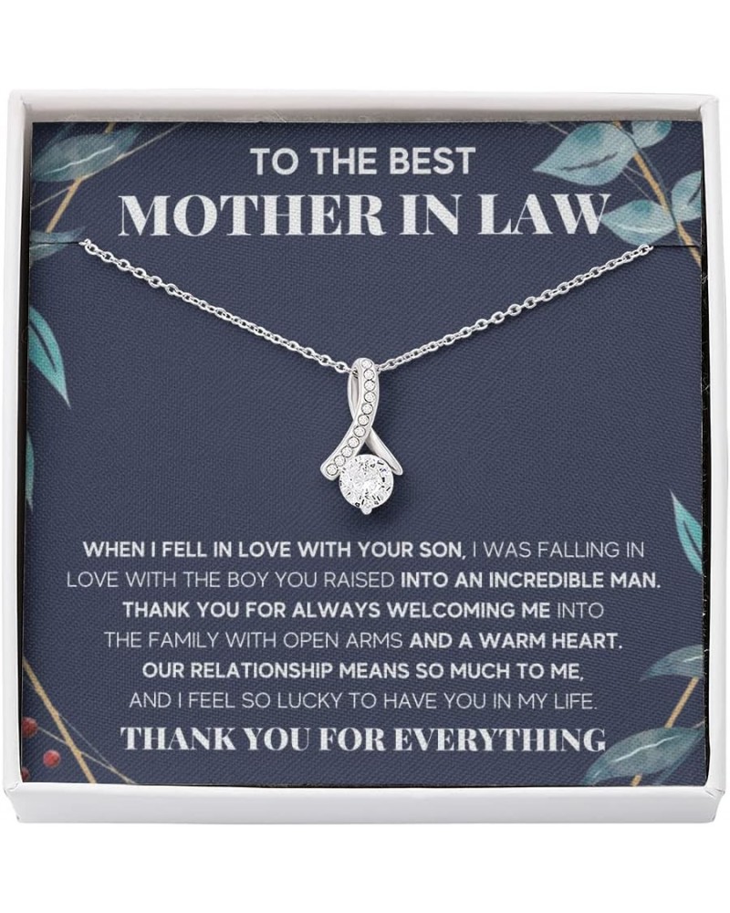 Mother in Law Gifts From Daughter in Law Necklace Gift For Husbands Mom Christmas Mothers Day Birthday Wedding Present to My ...