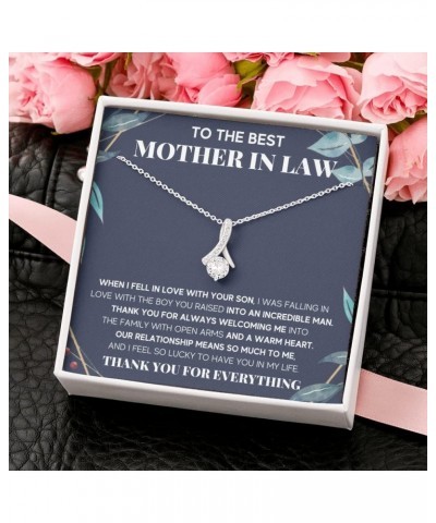 Mother in Law Gifts From Daughter in Law Necklace Gift For Husbands Mom Christmas Mothers Day Birthday Wedding Present to My ...