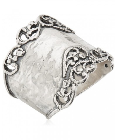 Sterling Silver Filigree-Edge Ring $44.52 Rings