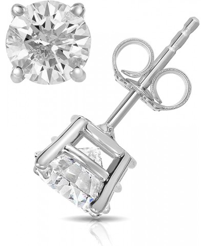 14K White Gold 1/4-1 Cttw IGI Certified Diamond Stud Earrings for Women or Men 1 $68.47 Earrings