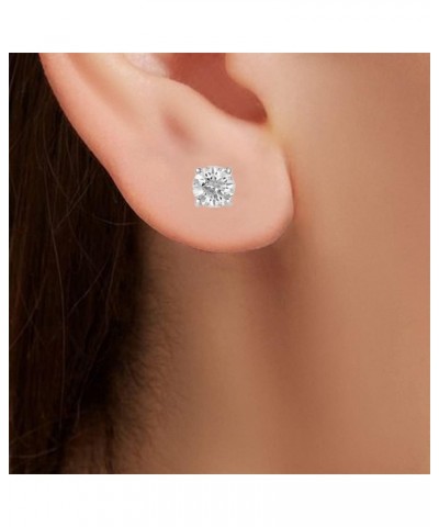 14K White Gold 1/4-1 Cttw IGI Certified Diamond Stud Earrings for Women or Men 1 $68.47 Earrings