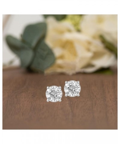 14K White Gold 1/4-1 Cttw IGI Certified Diamond Stud Earrings for Women or Men 1 $68.47 Earrings