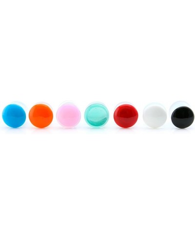 Light Blue Color Front Single Flare Glass Plugs Sizes/Gauges 8G - 00G (1 pair - 2 Pieces) 2G (6mm) $12.66 Body Jewelry