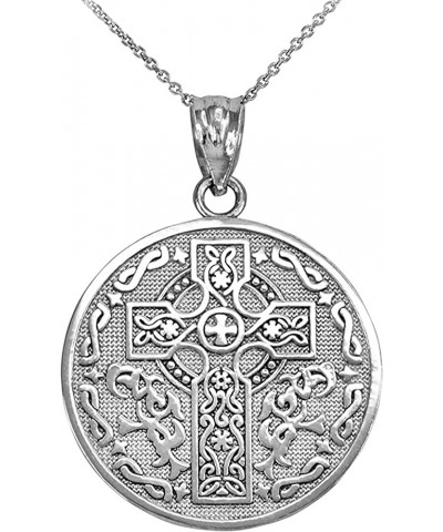 925 Sterling Silver Reversible Irish Blessing Pendant Necklace 16.0 Inches $17.55 Necklaces