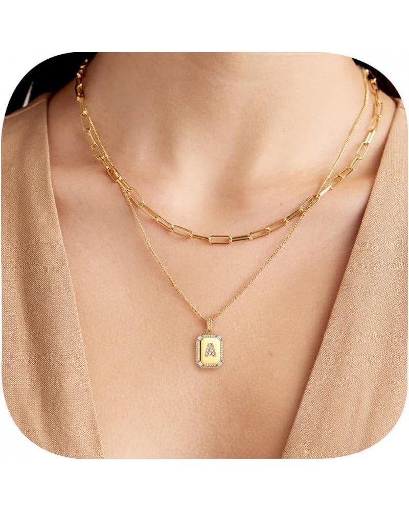 ??????? ???????? ??? ????? ????? 14K Dainty Gold ??????? ????????? ????? ?????? ???????? Diamond Tag A-Z Personalized Monogra...