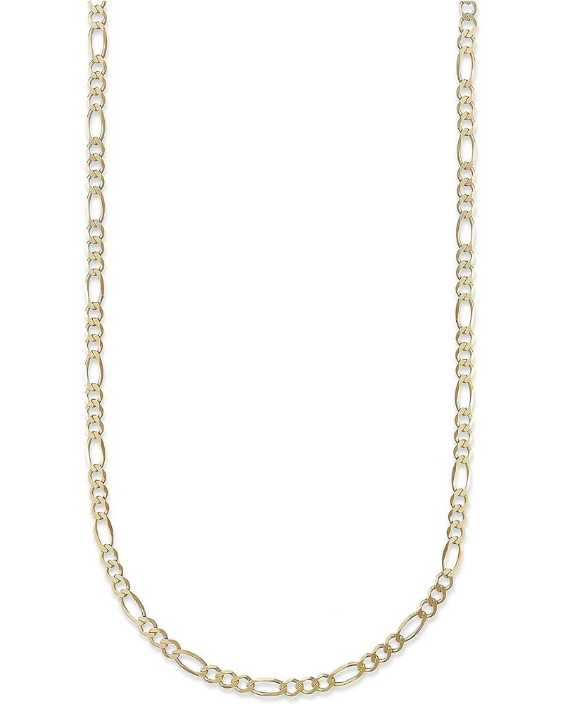 14K Yellow Gold 2.3mm Figaro Link Chain Necklace- Made In Italy- (Size 16" - 30") 16 $64.37 Others