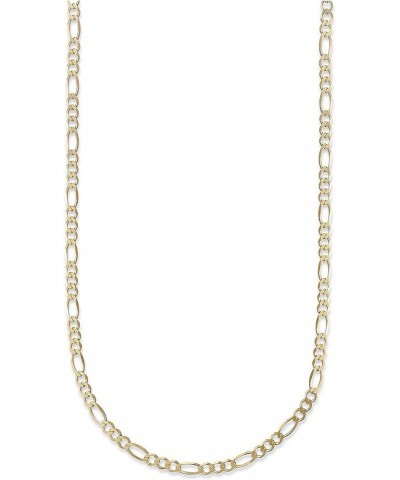 14K Yellow Gold 2.3mm Figaro Link Chain Necklace- Made In Italy- (Size 16" - 30") 16 $64.37 Others