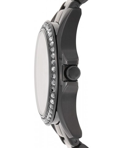 Riley Women's Watch with Crystal Accents and Stainless Steel Bracelet Band Black $60.80 Necklaces