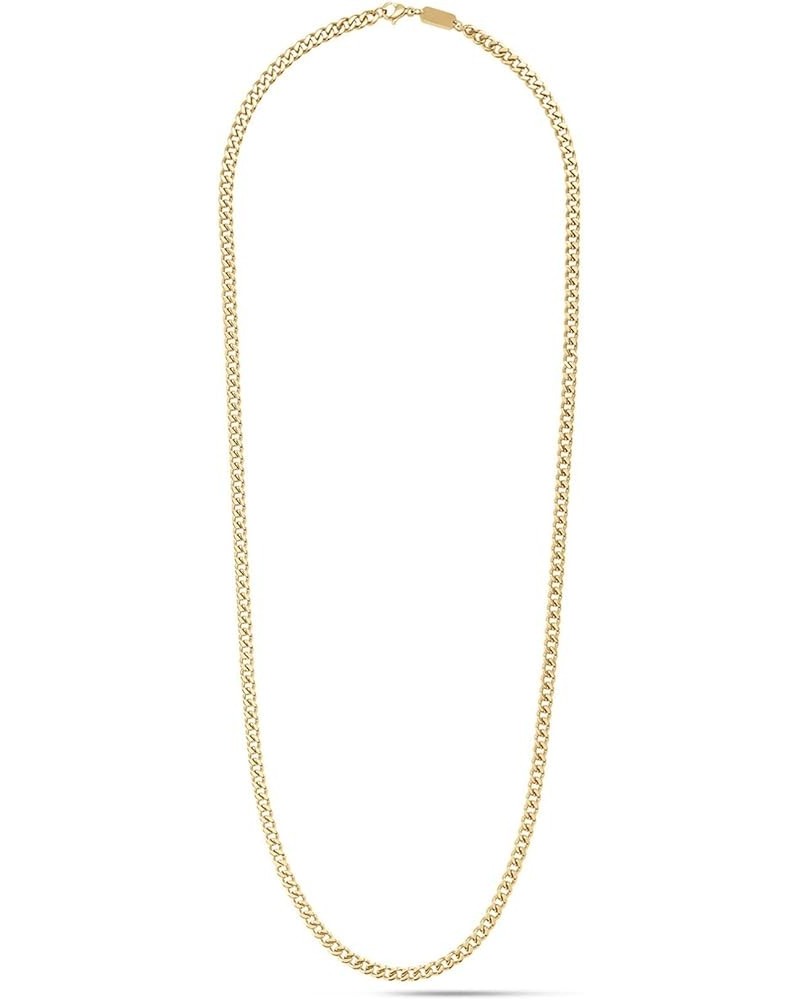 Modern Chain Necklace | Lobster Clasp, Stainless Steel Medium-Large Gold $28.62 Necklaces