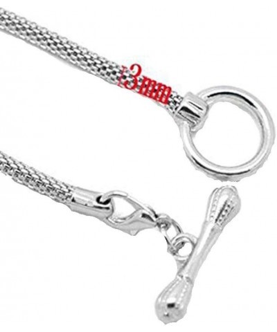 Silver Tone Toggle Clasp Bracelet,9 Inches $8.69 Bracelets