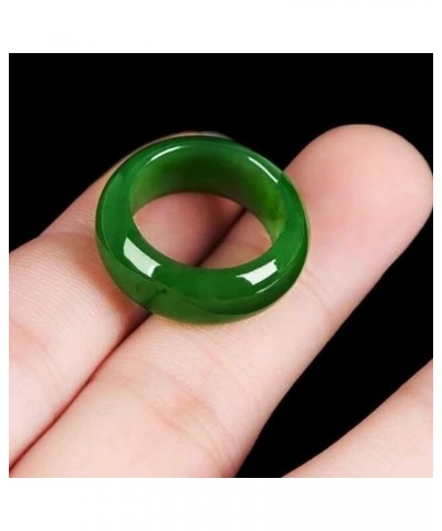 Green Jade Ring for Women Good Luck Jade Ring Green Crystal Jade Rings Jewelry for Teen Girls Size 6-10 Green: 7 $8.24 Rings