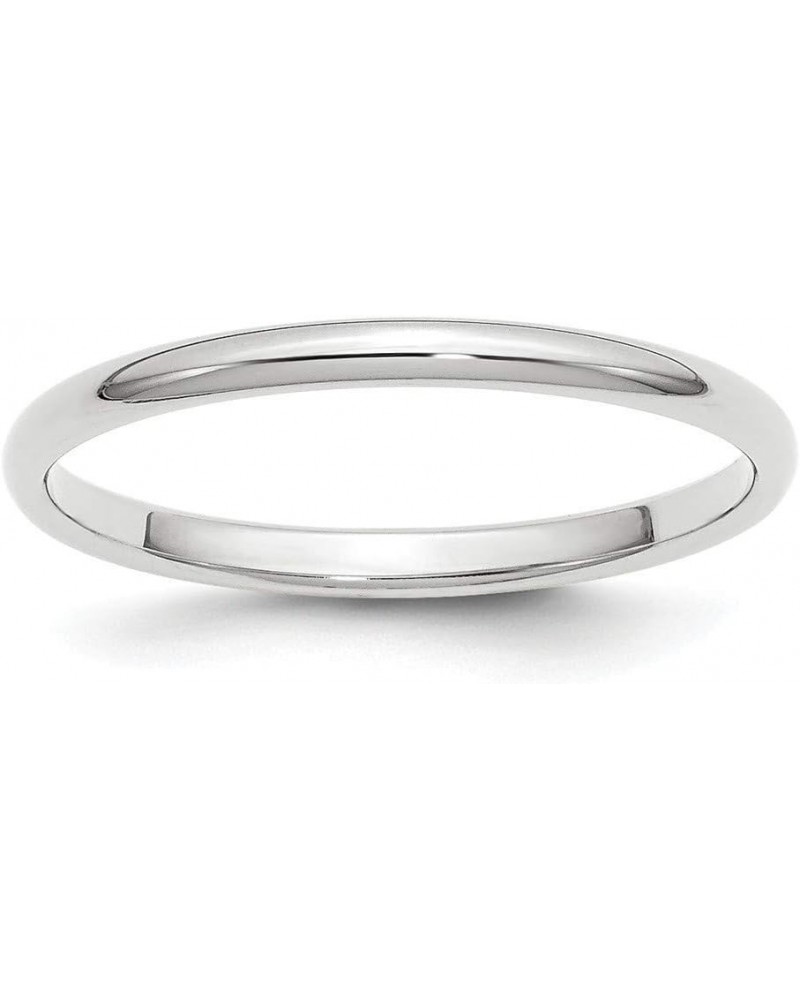 14k Gold Half Round Band Ring Jewelry Gifts for Women in White Gold 4 4.5 5 5.5 6 6.5 7 7.5 8 10 10.5 11 11.5 12 8.5 9 9.5 an...