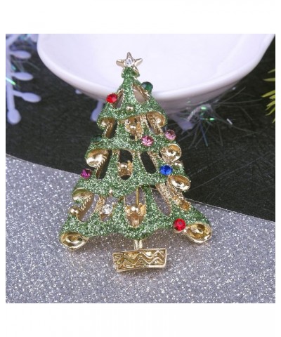 Christmas Tree Brooch Pin for Women Girls Crystal Rhinestone Enamel Pearl Brooches and Pins Vintage Christmas Brooch Pins Fas...