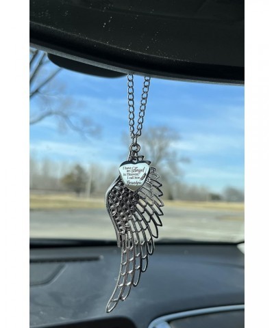 Guardian Angel Car Charm, Angel Wings Ornament, I Have An Angel In Heaven, I Call Him Grandpa, Grandpa Memorial Gift $10.99 B...