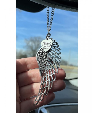 Guardian Angel Car Charm, Angel Wings Ornament, I Have An Angel In Heaven, I Call Him Grandpa, Grandpa Memorial Gift $10.99 B...