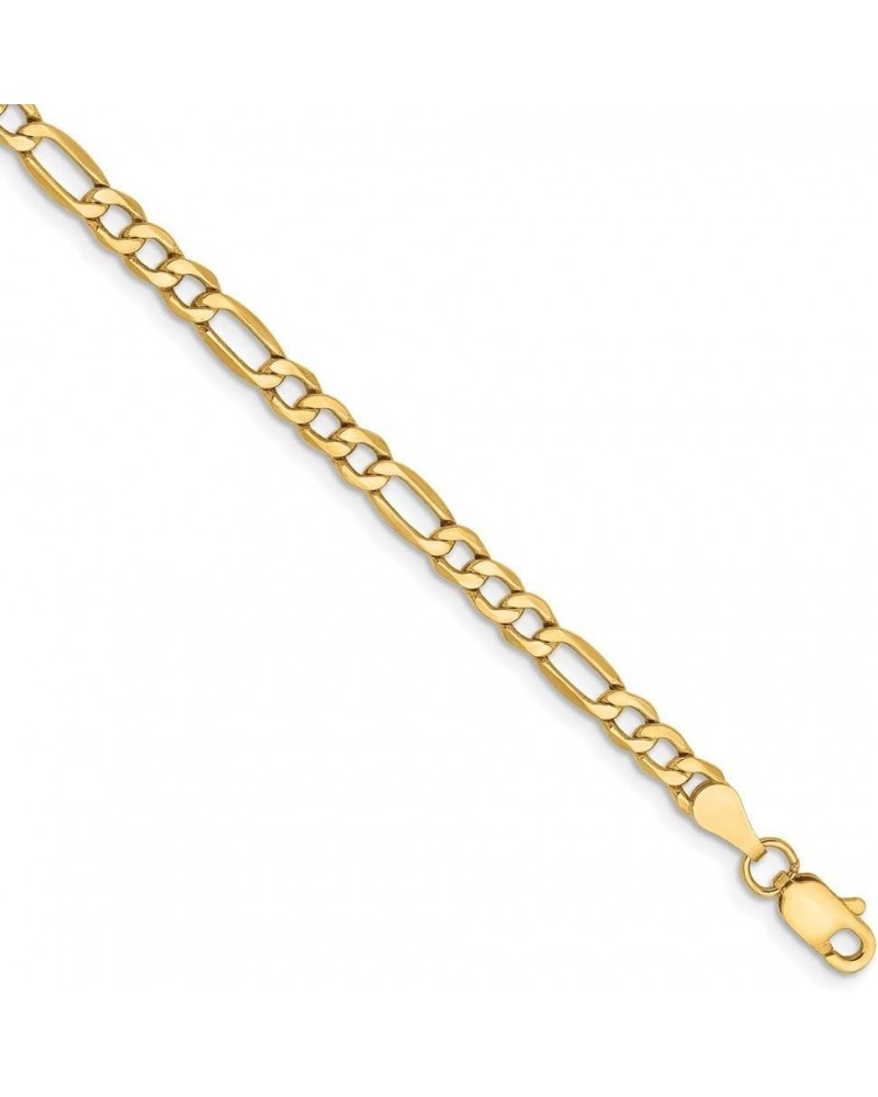 14k Yellow Gold 3.5mm Figaro Chain Necklace - with Secure Lobster Lock Clasp 10.0 Inches $117.00 Bracelets